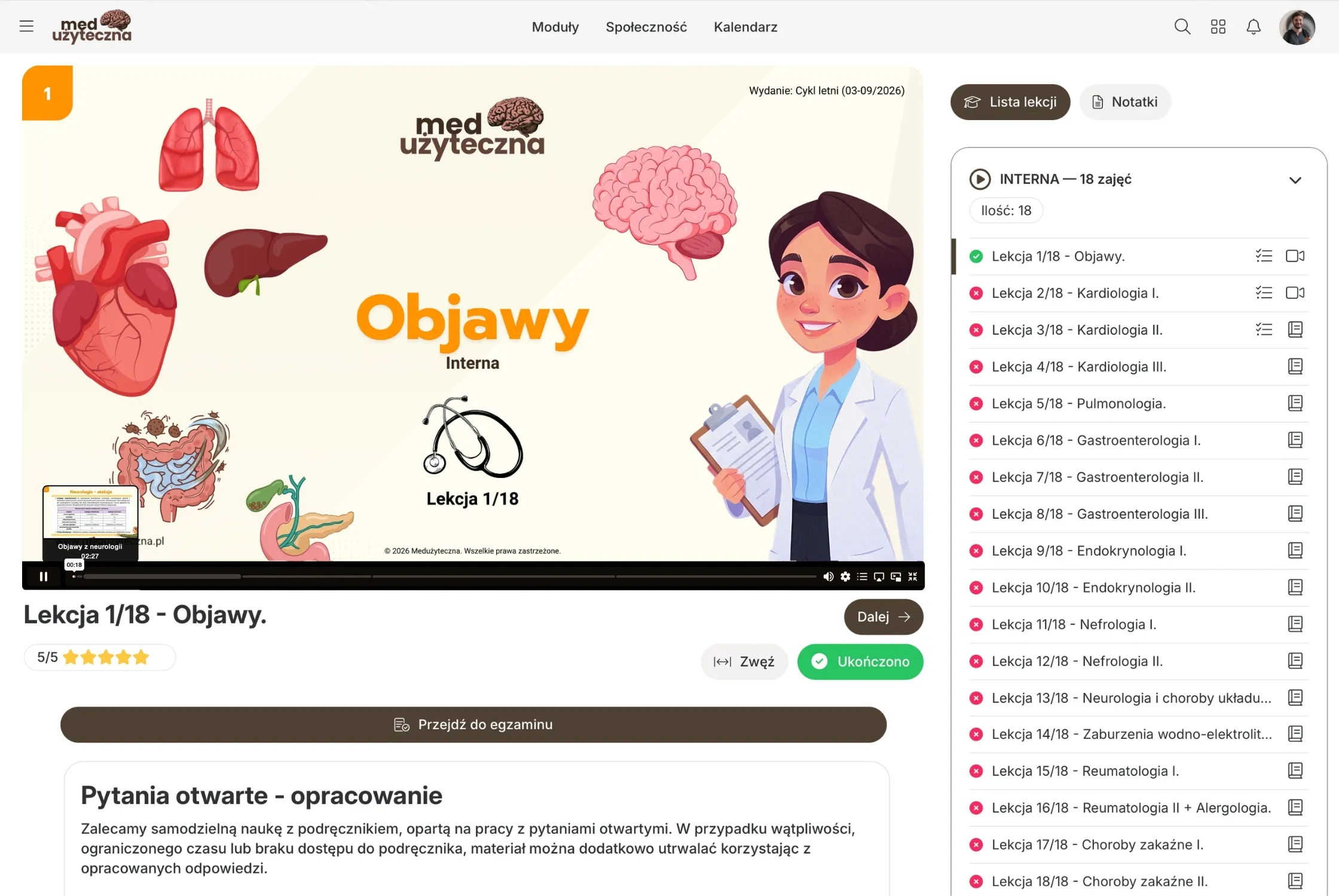 Ginekologia i Położnictwo Materiały edukacyjne do przygotowania z Ginekologii i Położnictwa – Medużyteczna